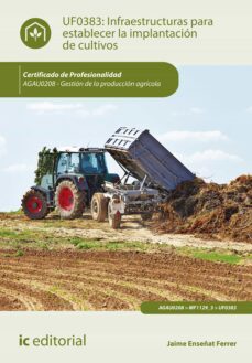 infraestructuras para establecer la implantacion de cultivos. agau0208 (ebook)-jaime enseñat ferrer-9788411033411