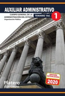 auxiliar administrativo de la administracion del  estado.temario. volumen 1-hortensia rodriguez morales-candelaria del pino padron-9788412077711