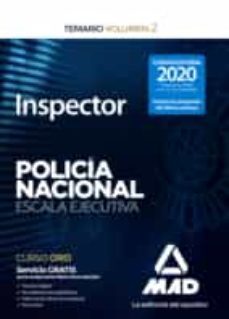 inspector de policia nacional. temario (vol. 2) (3ª ed.)-9788414240311