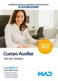 cuerpo auxiliar de la administracion general de la comunidad autonoma de las illes balears. test-9788414293911