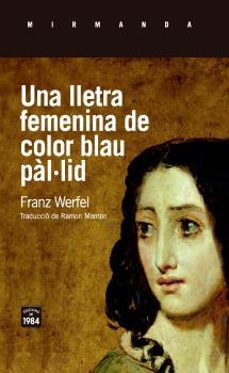 una lletra femenina de color blau pal·lid-franz werfel-9788416987511