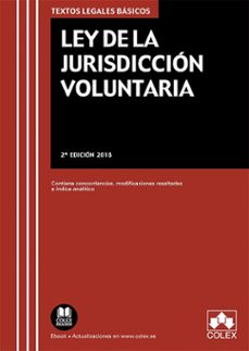 ley de la jurisdiccion voluntaria (2ª ed.)-9788417135911