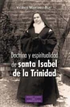 doctrina y espiritualidad de santa isabel de la trinidad-vicente martinez blat-9788422022411