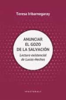 anunciar el gozo de la salvacion-teresa iribarnegaray-9788429330311