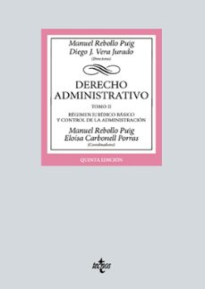 derecho administrativo. tomo ii. regimen juridico basico y control de la administracion-9788430988211