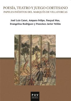 poesia, teatro y juego cortesano-jose luis canet-9788437099811