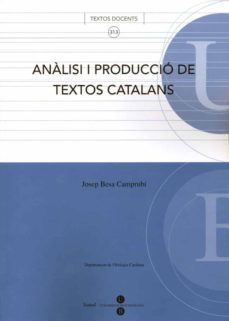 analisi i produccio de textos catalans-9788447530311