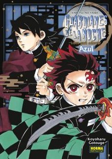 guardianes de la noche: libro para colorear azul-koyoharu gotouge-9788467947311