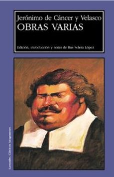obras varias-jeronimo de cancer y velasco-9788477337911