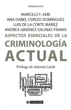 aspectos esenciales de la criminologia actual-9788491164111