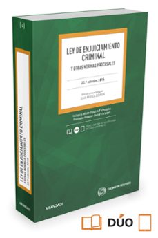 ley de enjuiciamiento criminal y otras normas procesales-julio muerza esparza-9788491350811