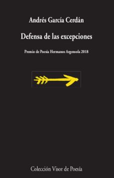defensa de las excepciones-andres garcia cerdan-9788498953411