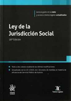 ley de la jurisdiccion social (16ª ed.)-luis enrique nores torres-9791370109011