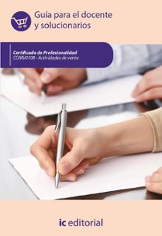 (i.b.d.) comv0108 actividades de venta.  - guia para el docente y solucionarios-miguel angel sanchez maza-9791370270711
