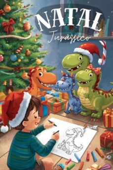 natal jurassico: colorindo com dinossauros (ebook)-3410009000821