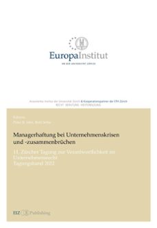 managerhaftung bei unternehmenskrisen und -zusammenbruchen (ebook)-9783038055921