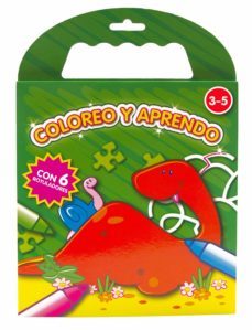 coloreo y aprendo: verde oscuro (con 6 rotuladores)-9788408092421