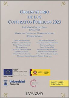 observatorio de los contratos publicos 2023-jose maria gimeno feliu-9788410296121
