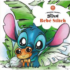 arteterapia, dibujos antiestres. grandes figuras: bebe stitch-9788410301221