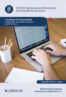aplicaciones informaticas de tratamiento de textos. adgd0308 (ebook)-gabriel carmona romera-9788411030021