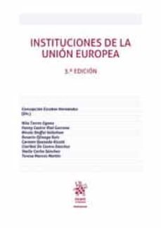 instituciones de la union europea 2020-concepcion escobar hernandez-9788413559421