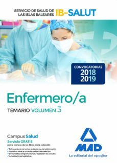 enfermero/a del servicio de salud de las illes balears (ib-salut) : temario (vol. 3)-9788414217221