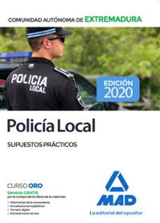 policia local de extremadura. supuestos practicos-moises cayetano rodriguez-9788414238721