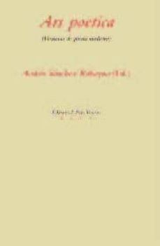 ars poetica: versiones de poesia moderna-andres (ed.) sanchez robayna-9788415297321