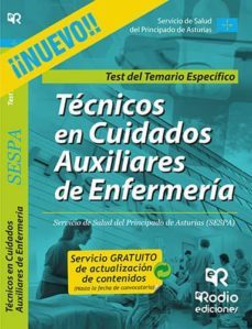 tecnicos en cuidados auxiliares de enfermeria del sespa. test del temario especifico-9788416506521