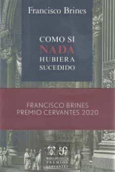 como si nada hubiera sucedido (premio cervantes 2020)-9788418254321
