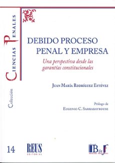 debido proceso penal y empresa. una perspectiva desde las garanti as constitucionales-juan maria rodriguez estevez-9788429029321