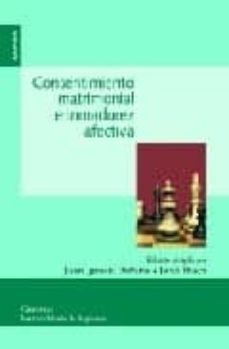 consentimiento matrimonial e inmadurez afectiva-9788431324421