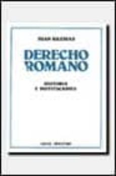derecho romano historia e instituciones-9788434415621