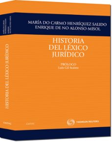 historia del lexico juridico (1ª ed)-henriquez salido-9788447033621
