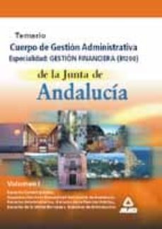 junta de andalucia: especialistas en gestion financiera: temario( vol. i)-9788466507721