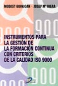 instrumentos para la gestion de la formacion continua con criteri os de calidad iso 9000-josep maria riera-modest guinjoan-9788479784621