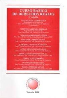 curso basico de derechos reales (2ª ed)-juan manuel llopis giner-9788489501621