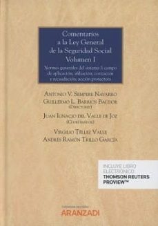 comentarios a la ley general de la seguridad social, vol. i-antonio sempere navarro-9788491525721