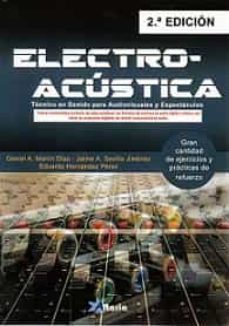 electroacustica. tecnico en sonido para audiovisuales y espectaculos (2ª edicion)-daniel a. martin diaz-9788494731921