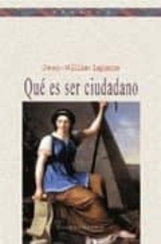 que es ser ciudadano-9788497420921