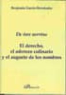 el derecho, el aderezo culinario y el augurio de los nombres de i ure uerrino-9788498490121