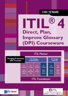 itil 4 direct, plan, improve glossary (dpi) courseware (ebook)-9789401806121
