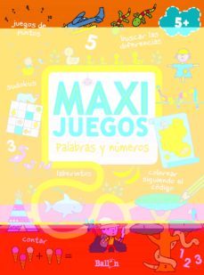 maxi juegos - palabras y numeros +5-9789463079921
