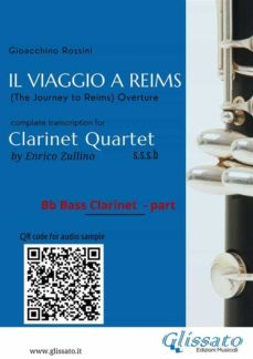 bass clarinet part of "il viaggio a reims" for clarinet quartet (ebook)-9791221367621