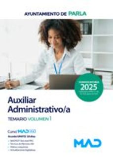 auxiliar administrativo/a del ayuntamiento de parla. temario volu men 1-9791370281021