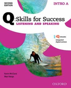 q skills for success intro level listening speaking split student book a with iq online (paperback)-9780194818131