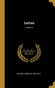 lettres; volume 3-9780274596331
