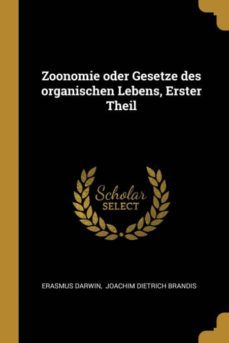 zoonomie oder gesetze des organischen lebens erster theil-9780341577331