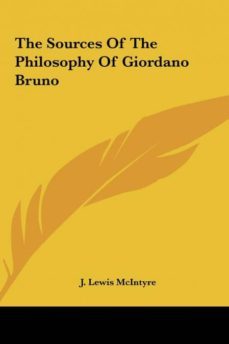 the sources of the philosophy of giordano bruno-9781161565331
