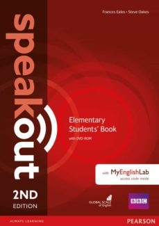 speakout elementary 2nd edition students  book with dvd-rom and myenglishlab access code pack-9781292115931